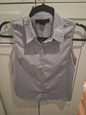 Vintage Y2K Express "World Brand Size 5/6 Blue Purple Sleeveless Top